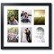 ArtToFrames Collage Photo Picture Frame with 6 - 5x7 inch Openings, Framed in Black with Over 62 Mat Color Options and Plexi Glass (CSM-3926-2041)